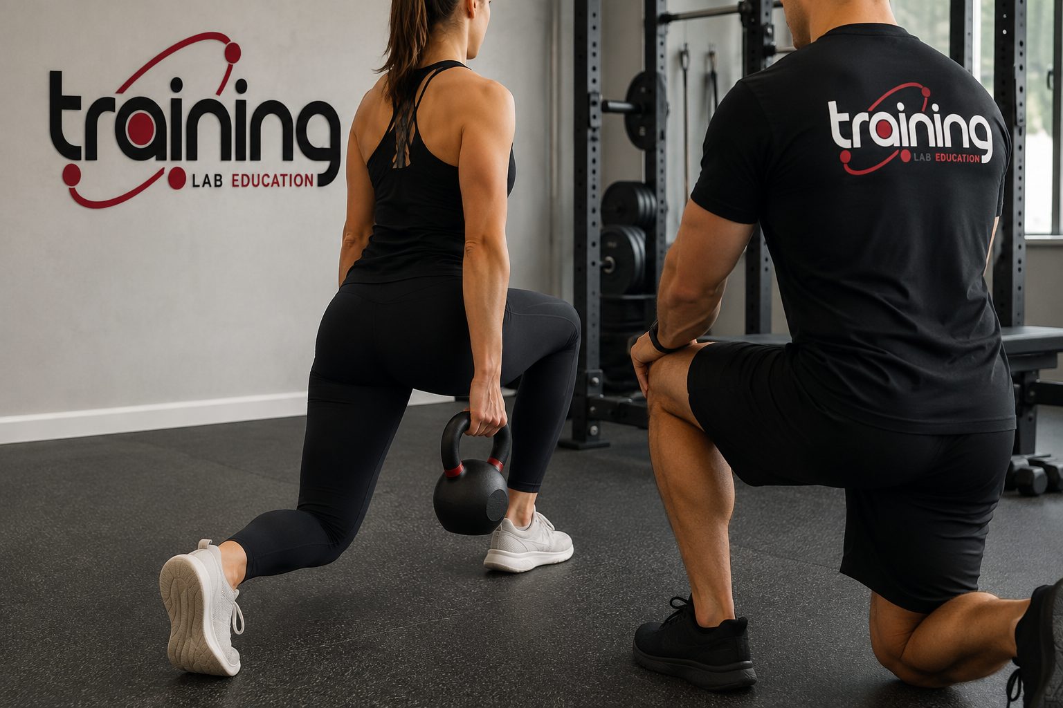 Allenamento personalizzato con istruttore in palestra