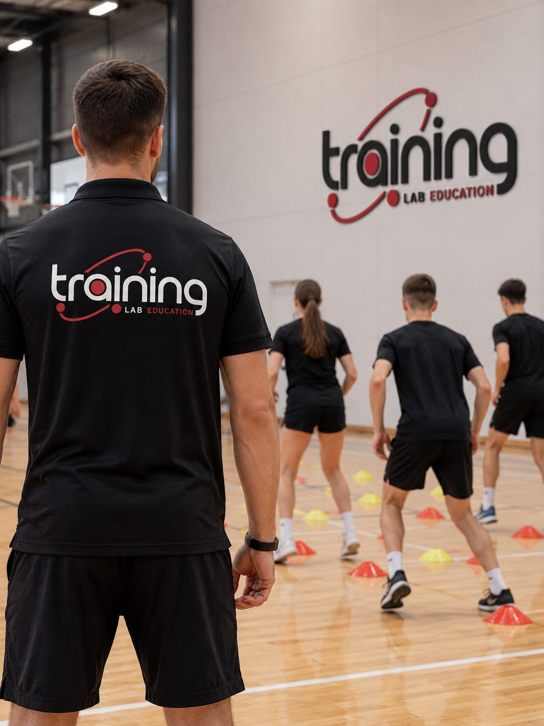 Sessione di allenamento sportivo in palestra